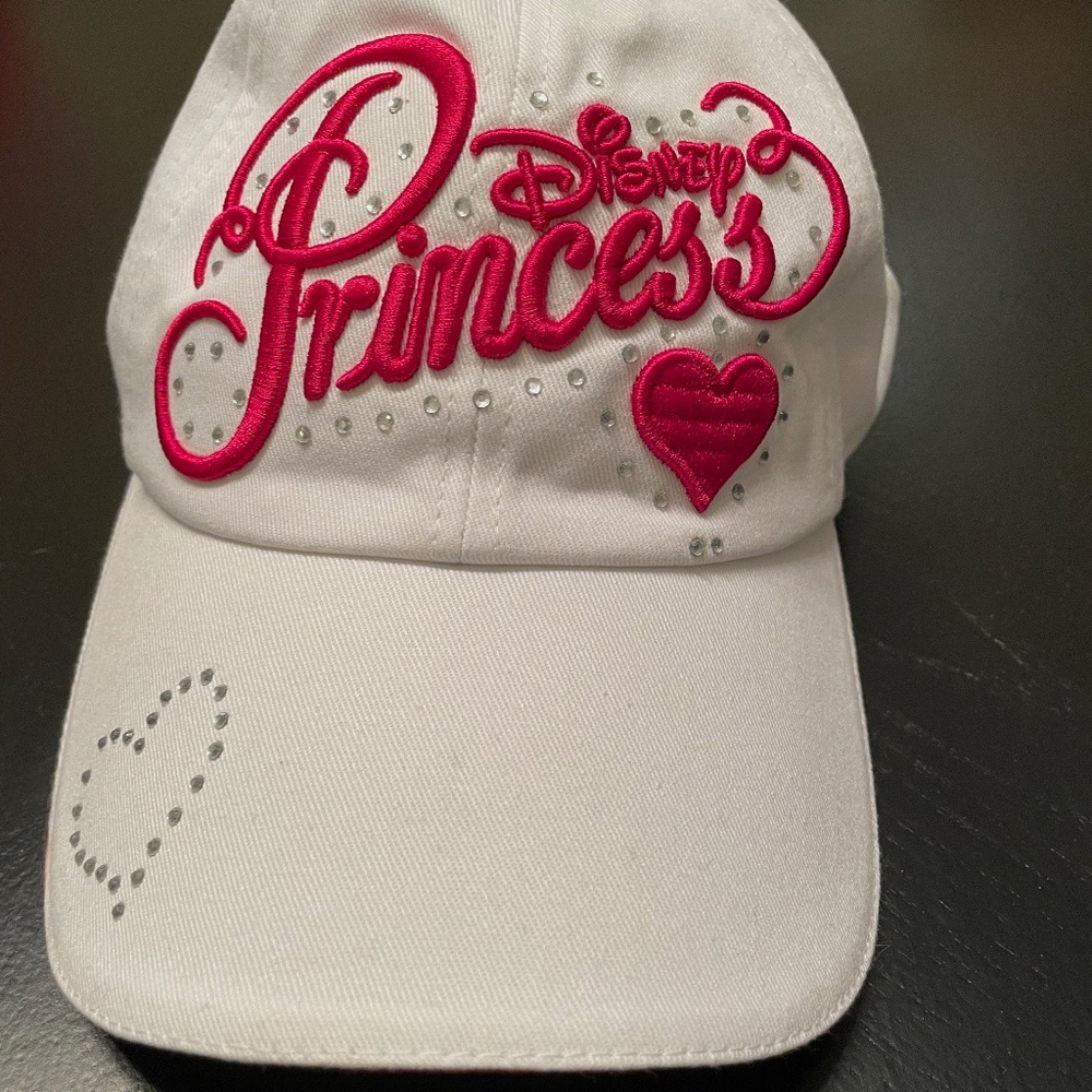 Disney White and Magenta - Disney Princess Adjustable Baseball Cap